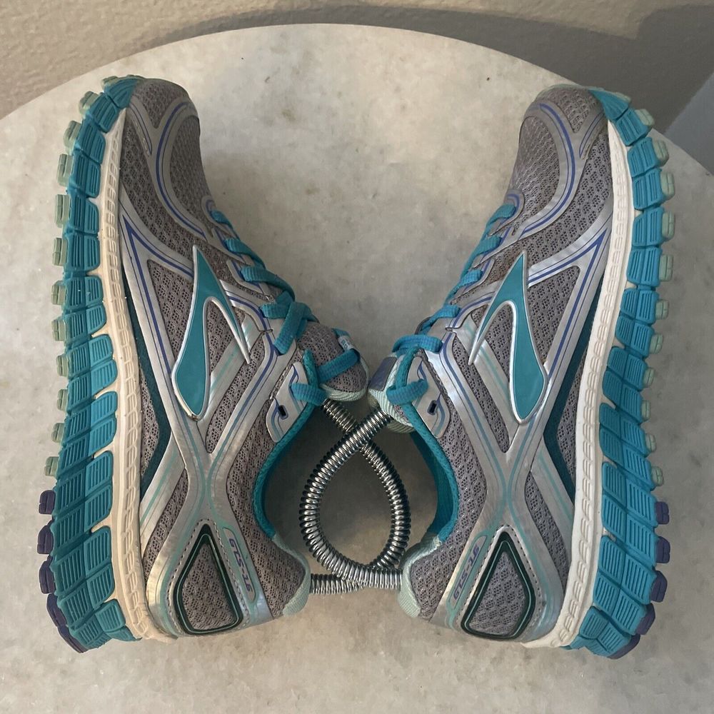 Brooks Women’s Adrenaline GTS 16 Gray Athletic Running Shoes Sz 6.5 2A (Narrow) - Picture 9 of 11